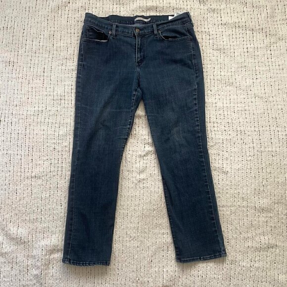 Levi's Denim - Levi's Dark Wash Classic Straight Jeans - Size 14W